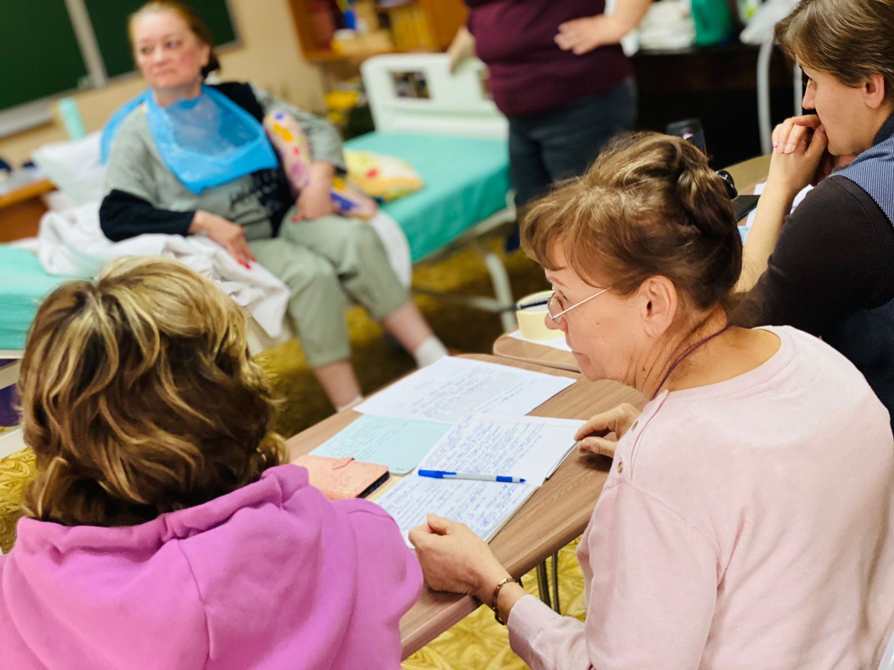 Завершение госпитальных курсов в Павловском Посаде