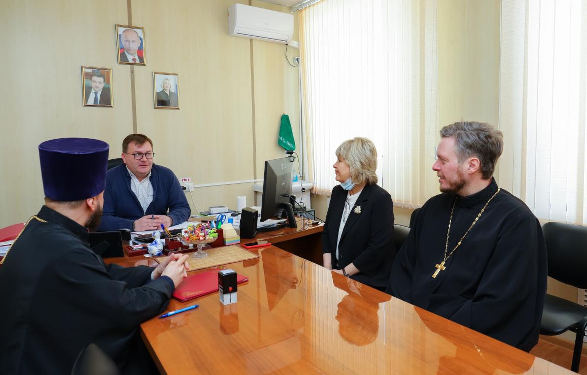 Подписание соглашения о сотрудничестве между Орехово-Зуевским благочинием и Орехово-Зуевским ПНИ