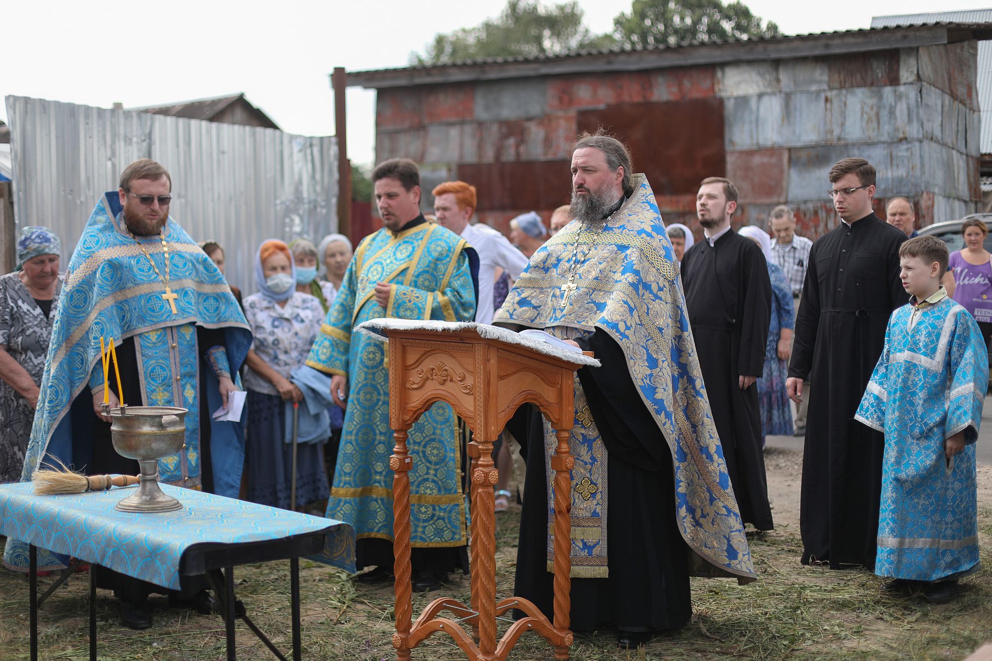 Молебен в Исаково