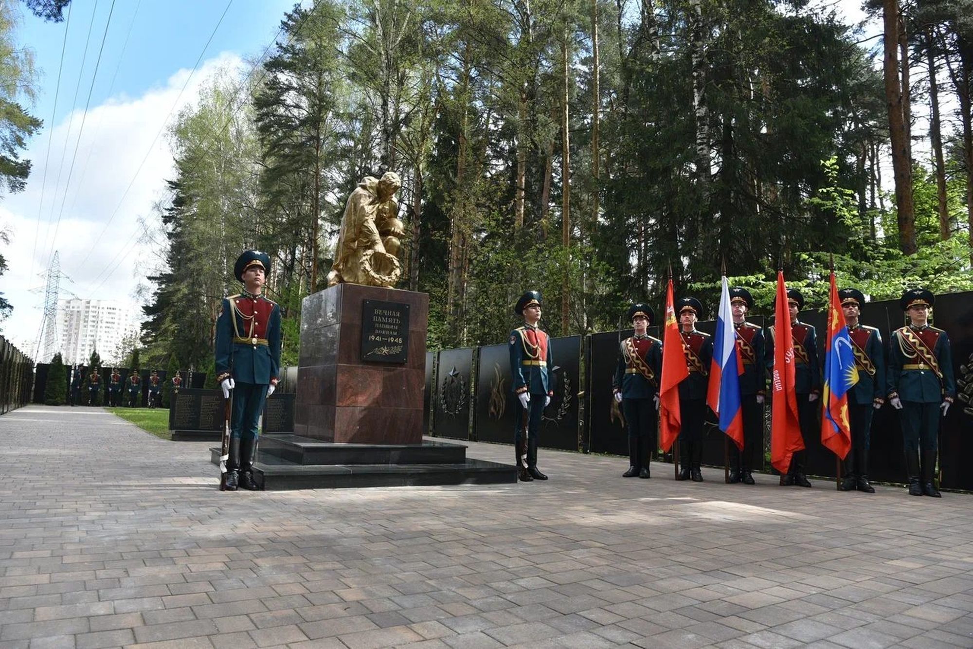 Митинг на Братском кладбище Балашихи