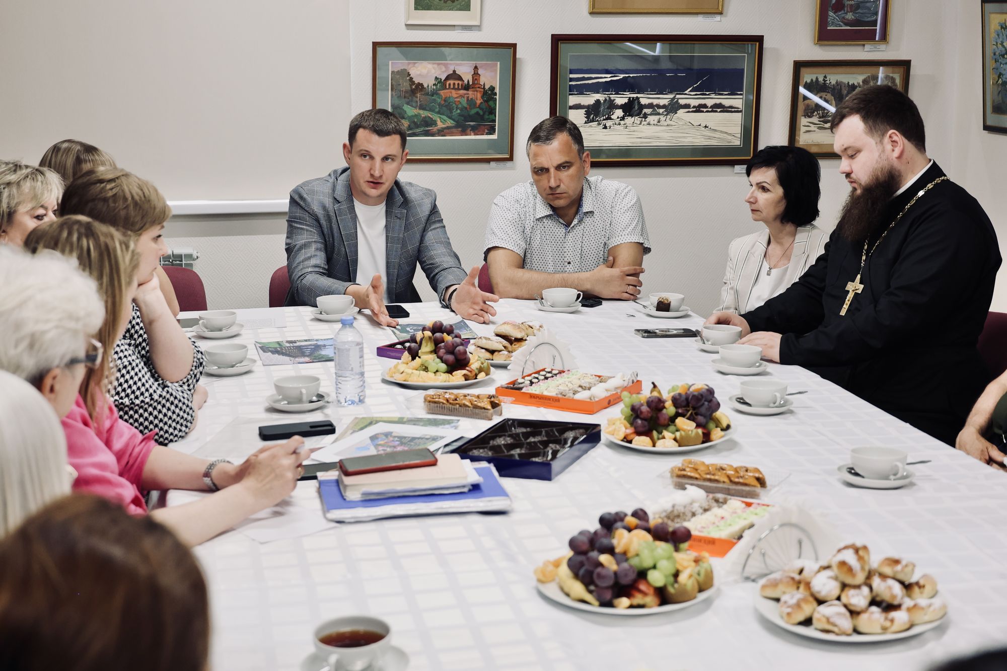 Встреча с семьями погибших участников СВО в Павловском Посаде