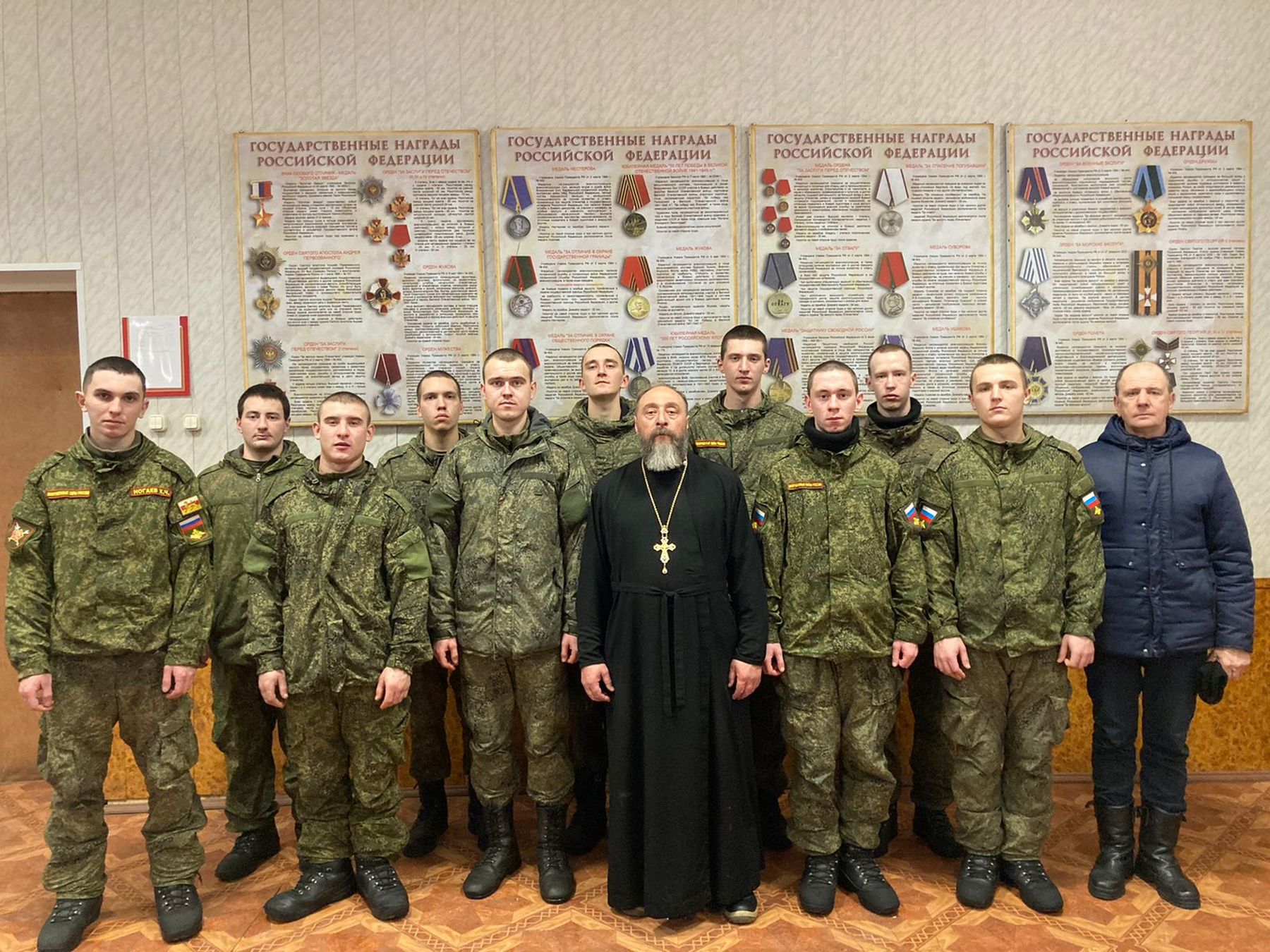 Посещение воинской части в Павловском Посаде