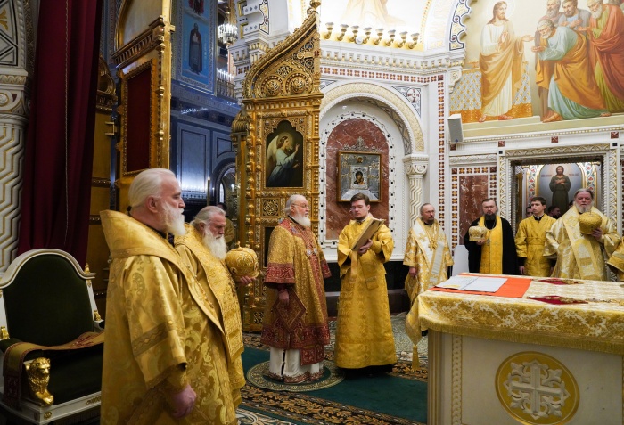 В день памяти мученицы Татианы Святейший Патриарх Кирилл совершил Литургию в Храме Христа Спасителя