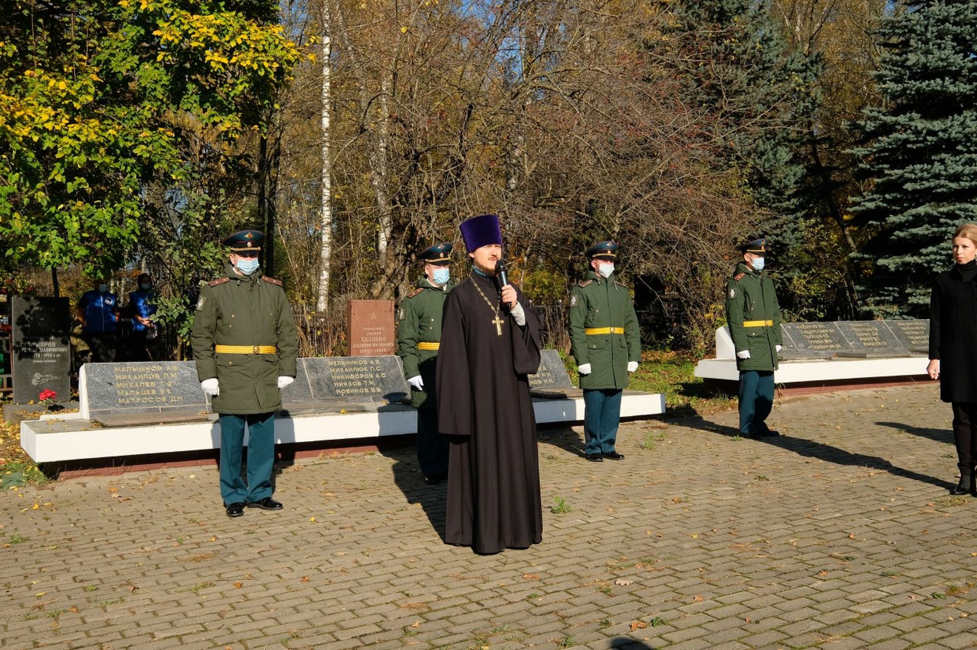Перезахоронение останков красноармейцев в г. Щелково