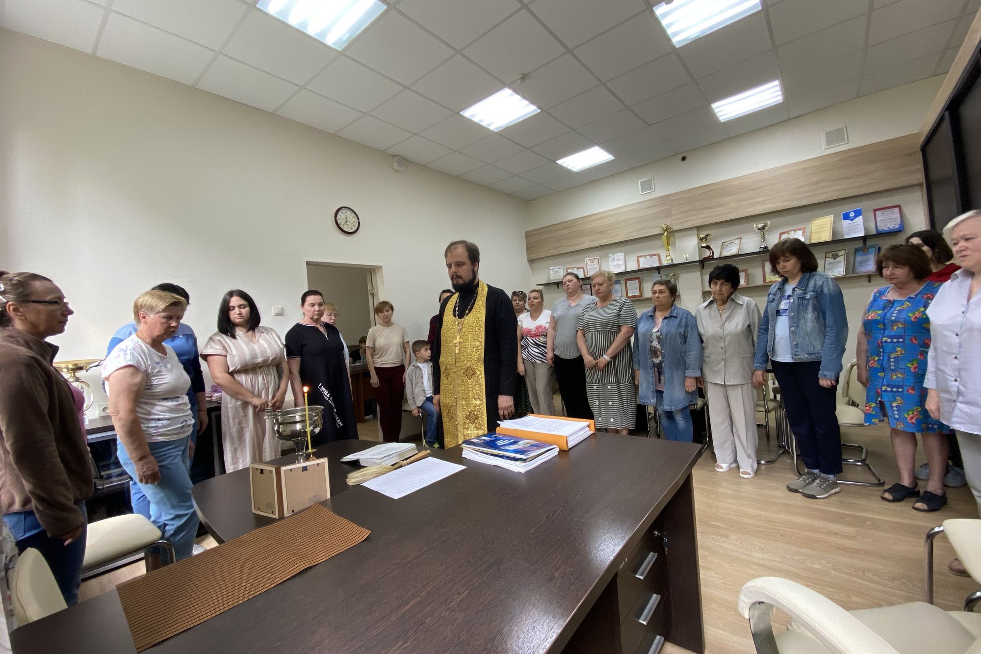 Освящение центра творческого развития и гуманитарного образования «Романтик» г. Щелково