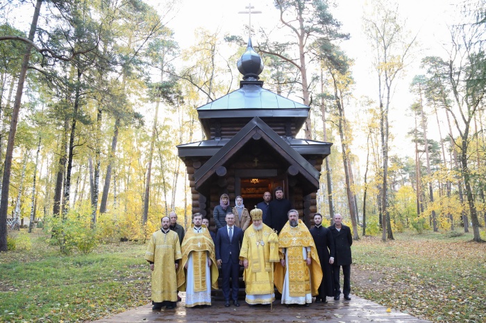 Архиерейское богослужение в Троицком храме-часовне Ногинска 