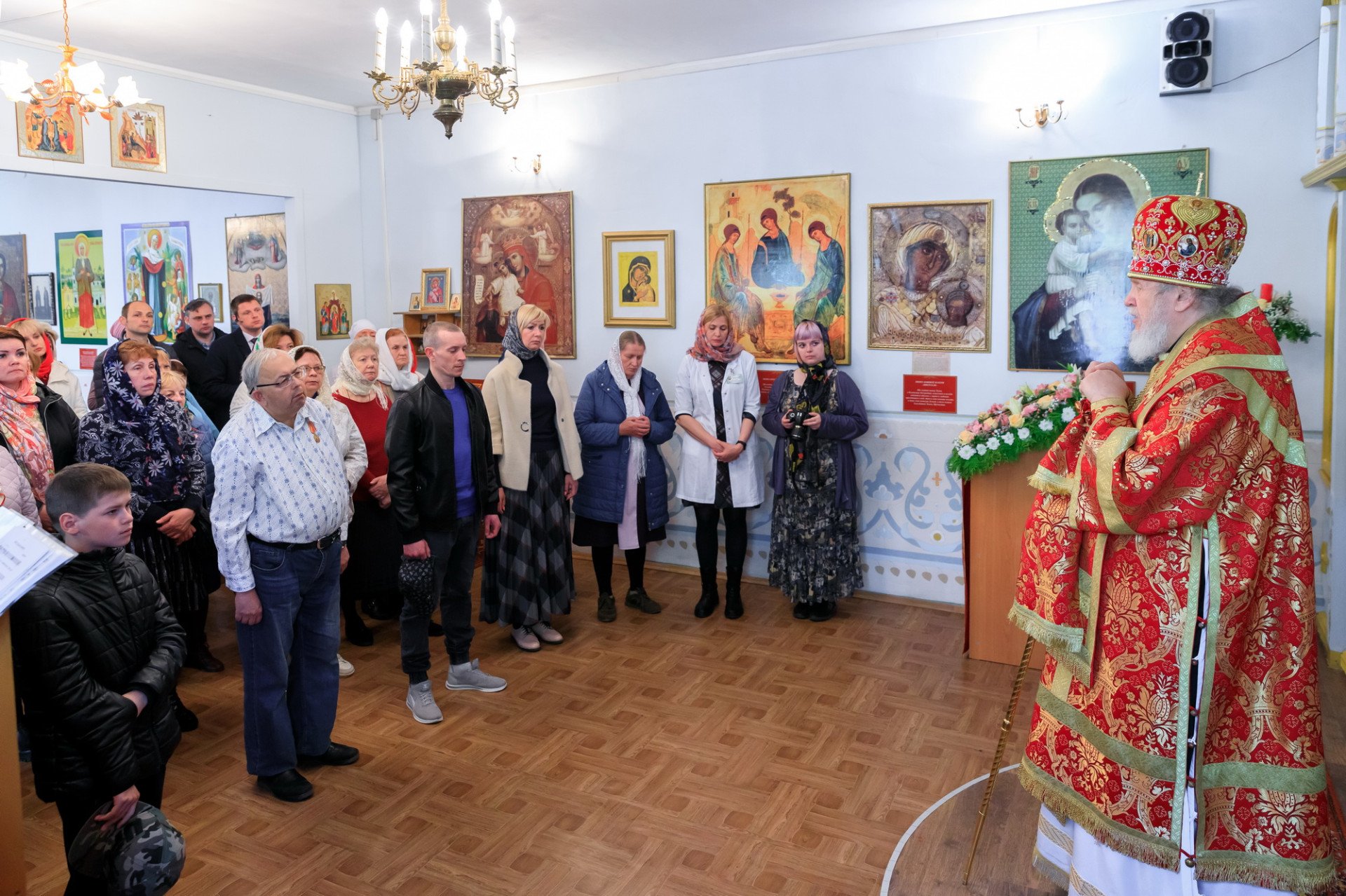 Архиерейское богослужение в Иверском храме г. Орехово-Зуево