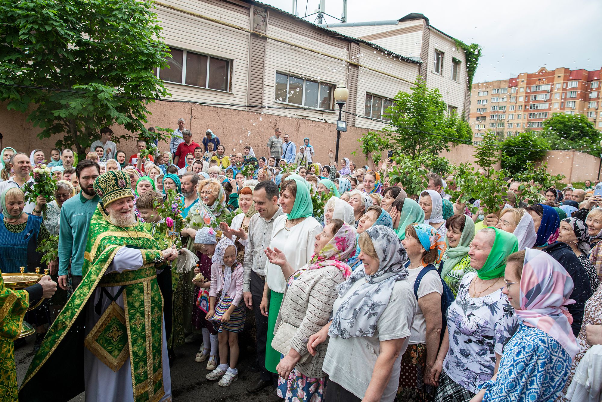 Престольный праздник в Троицком соборе Щёлкова