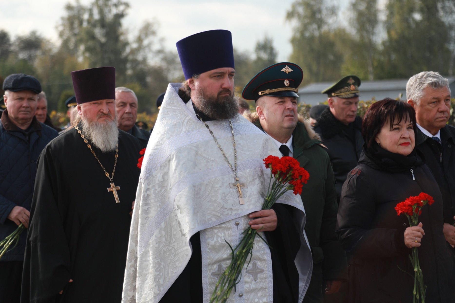 Траурный митинг на Богородском кладбище