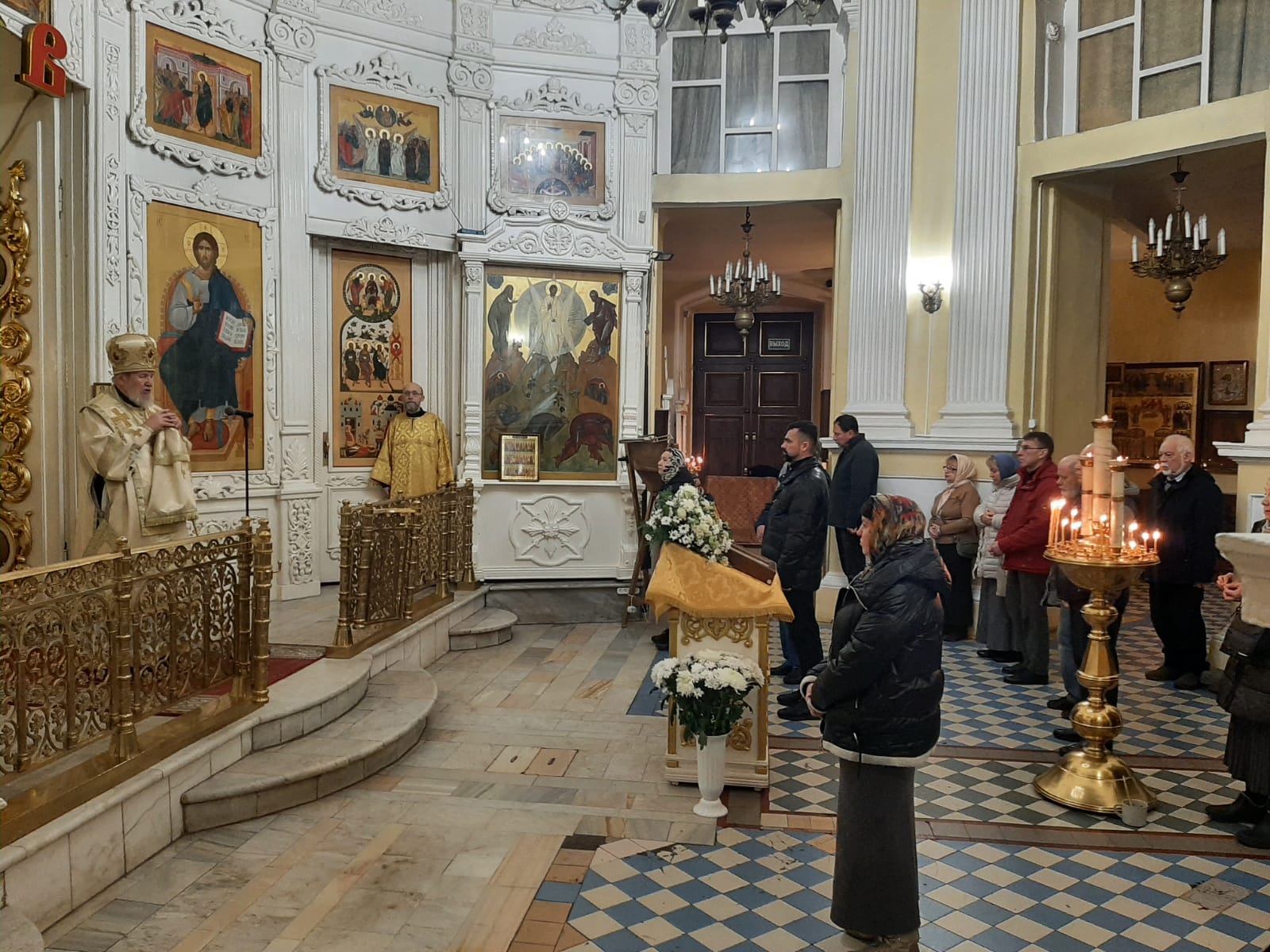 Архиерейское богослужение в Преображенском кафедральном соборе Балашихи 