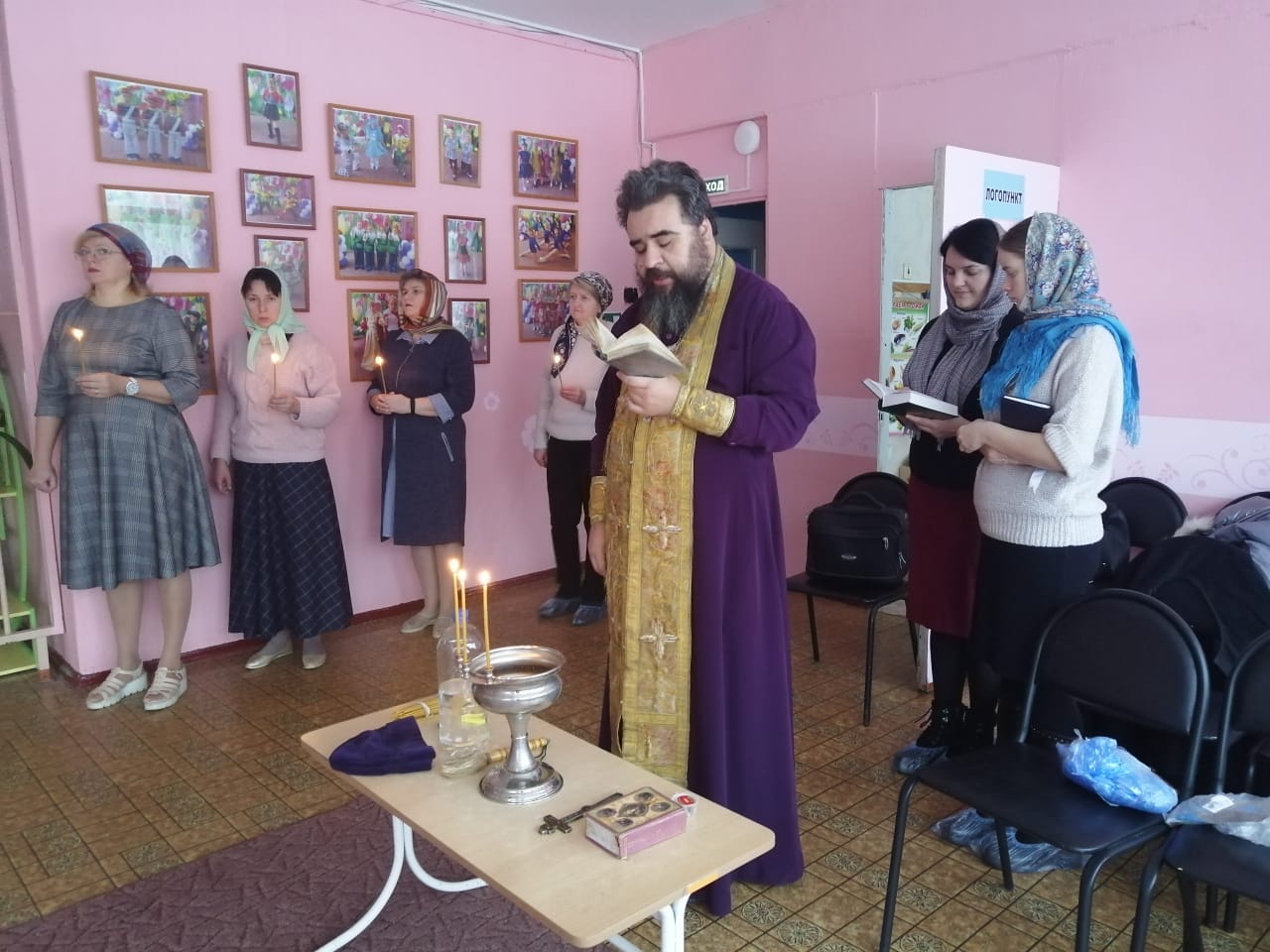 Освящение детского сада в Ликино-Дулеве