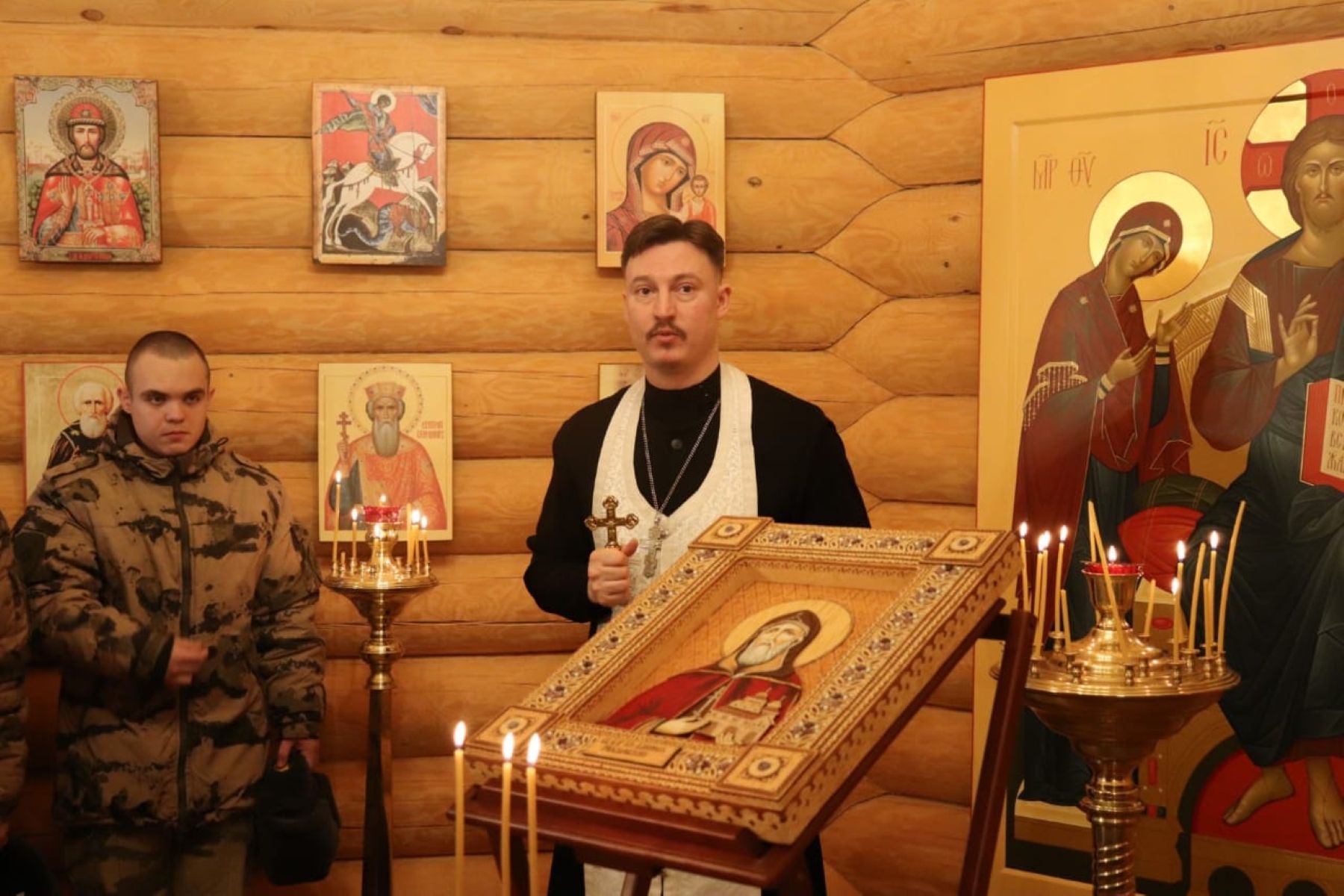 Праздник Крещения Господня в воинской части Балашихи