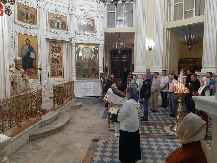 Архиерейское богослужение в Преображенском кафедральном соборе Балашихи 