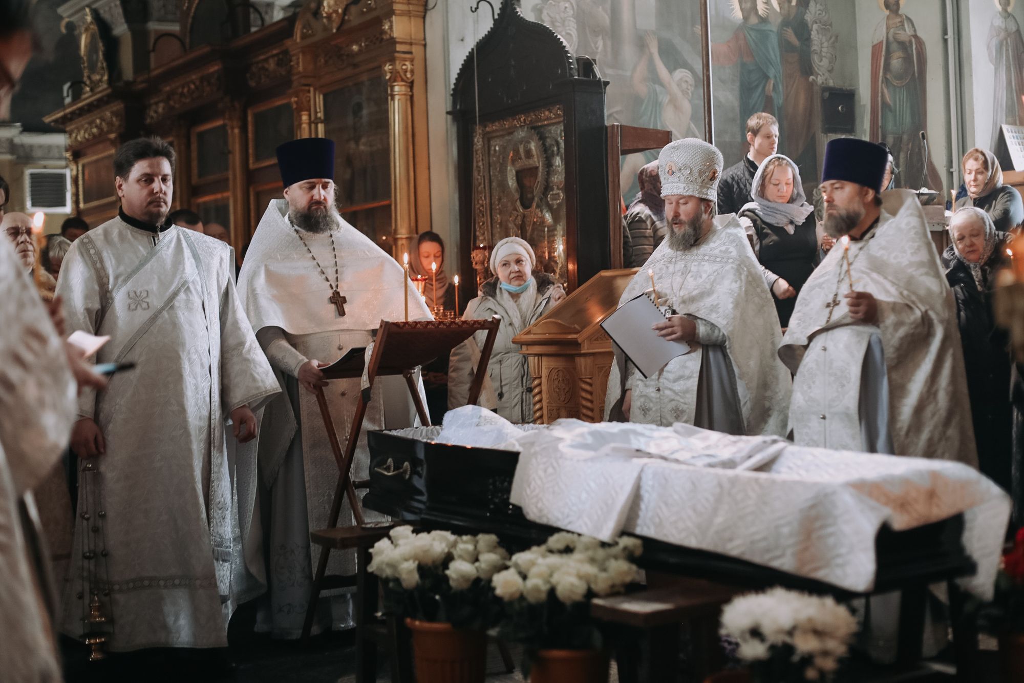 Отпевание протоиерея Бориса Чижова