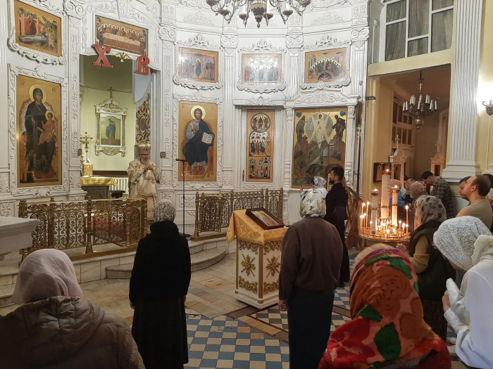 Архиерейское богослужение в Преображенском кафедральном соборе Балашихи