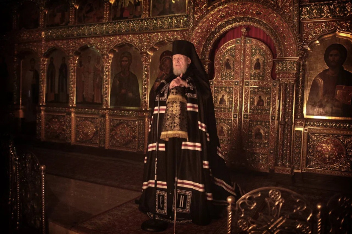 Чтение Великого покаянного канона преподобного Андрея Критского в Троицком храме города Реутова 