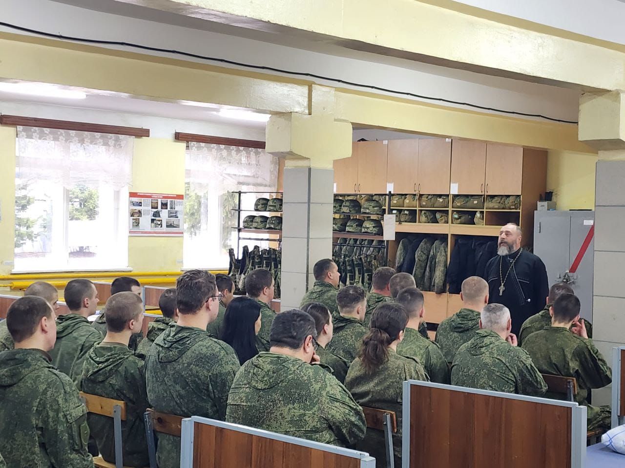 Духовная беседа в воинской части №43856 Воздушно-космических сил