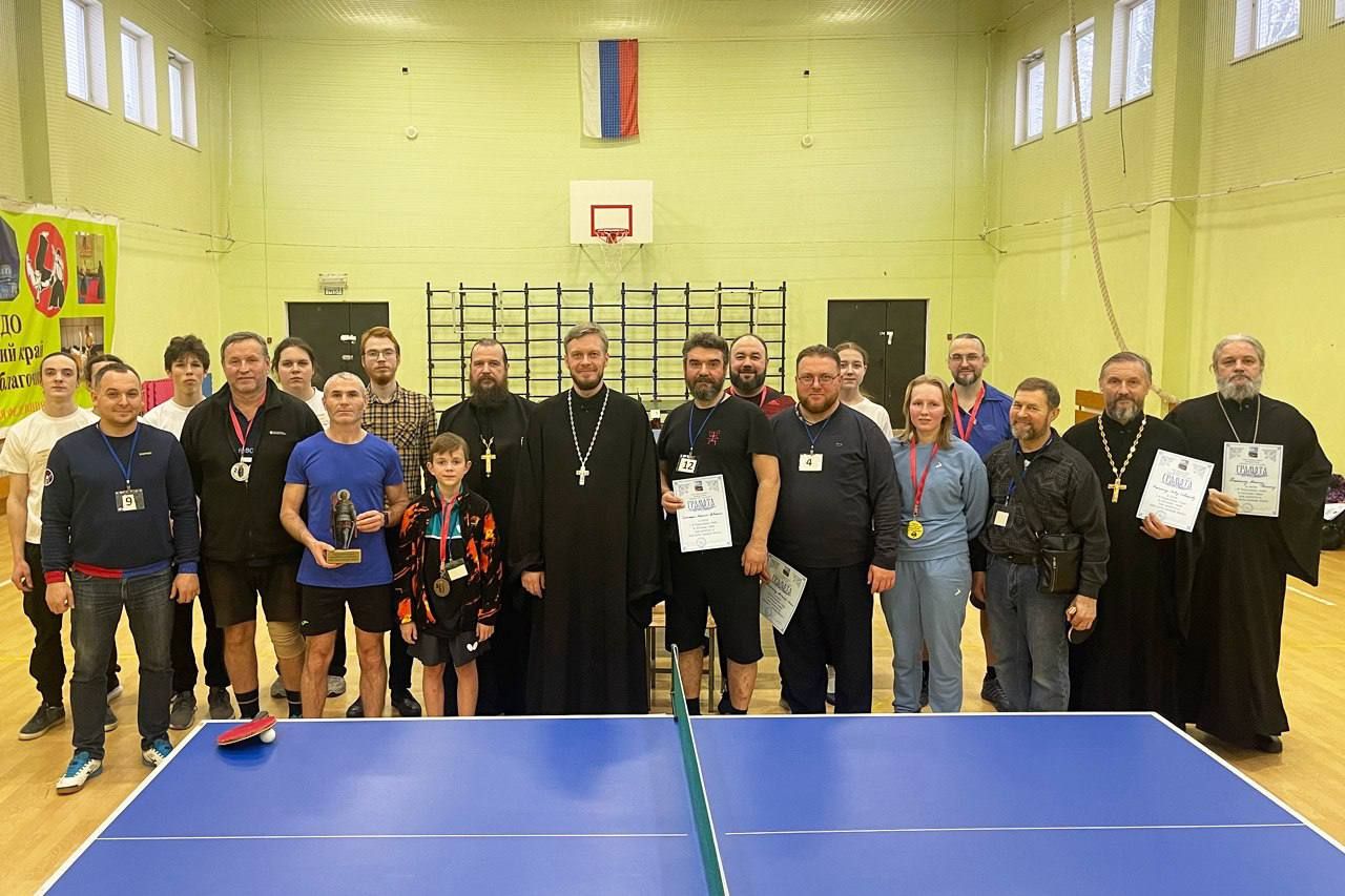 III Рождественский турнир по настольному теннису среди духовенства и мирян Балашихинской епархии