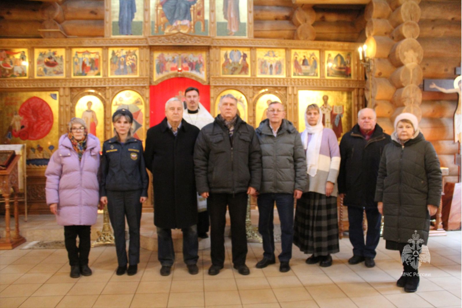 Панихида в Неопалимовском храме Балашихи