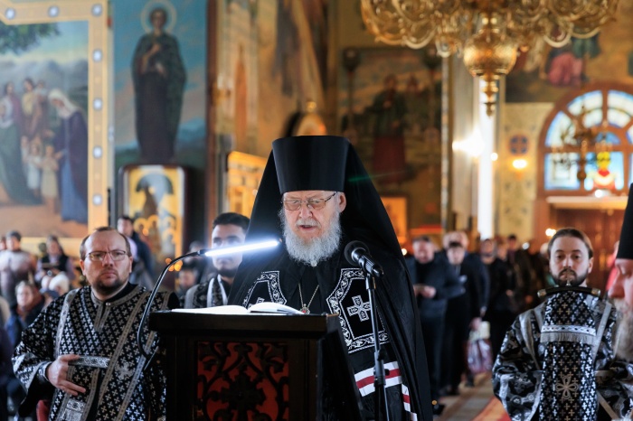 Чтение Великого покаянного канона преподобного Андрея Критского в Орехово-Зуеве 