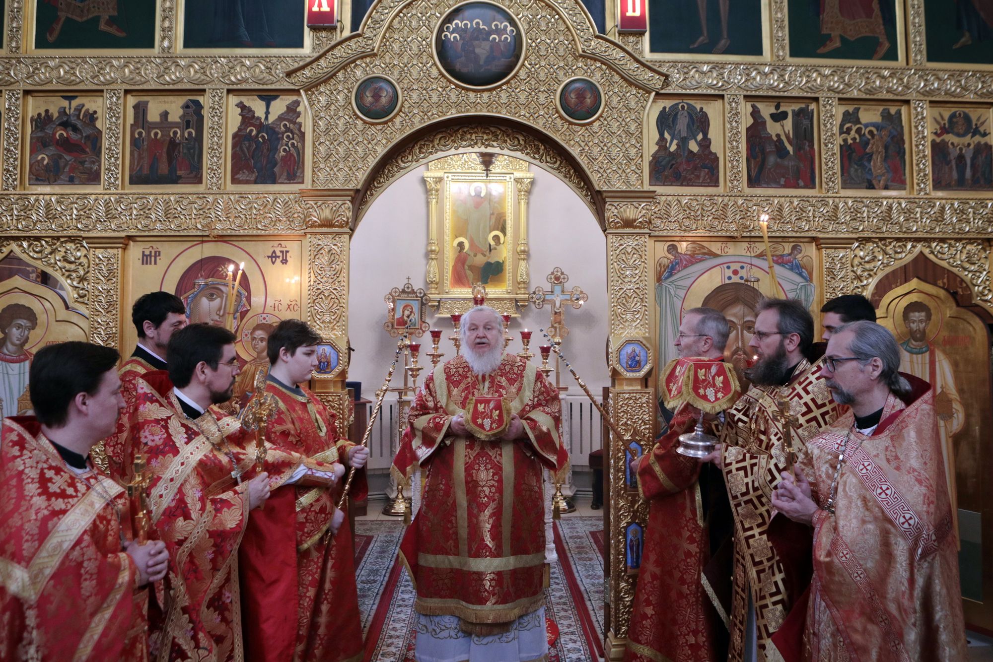 Божественная литургия в Александро-Невском храме г. Балашиха