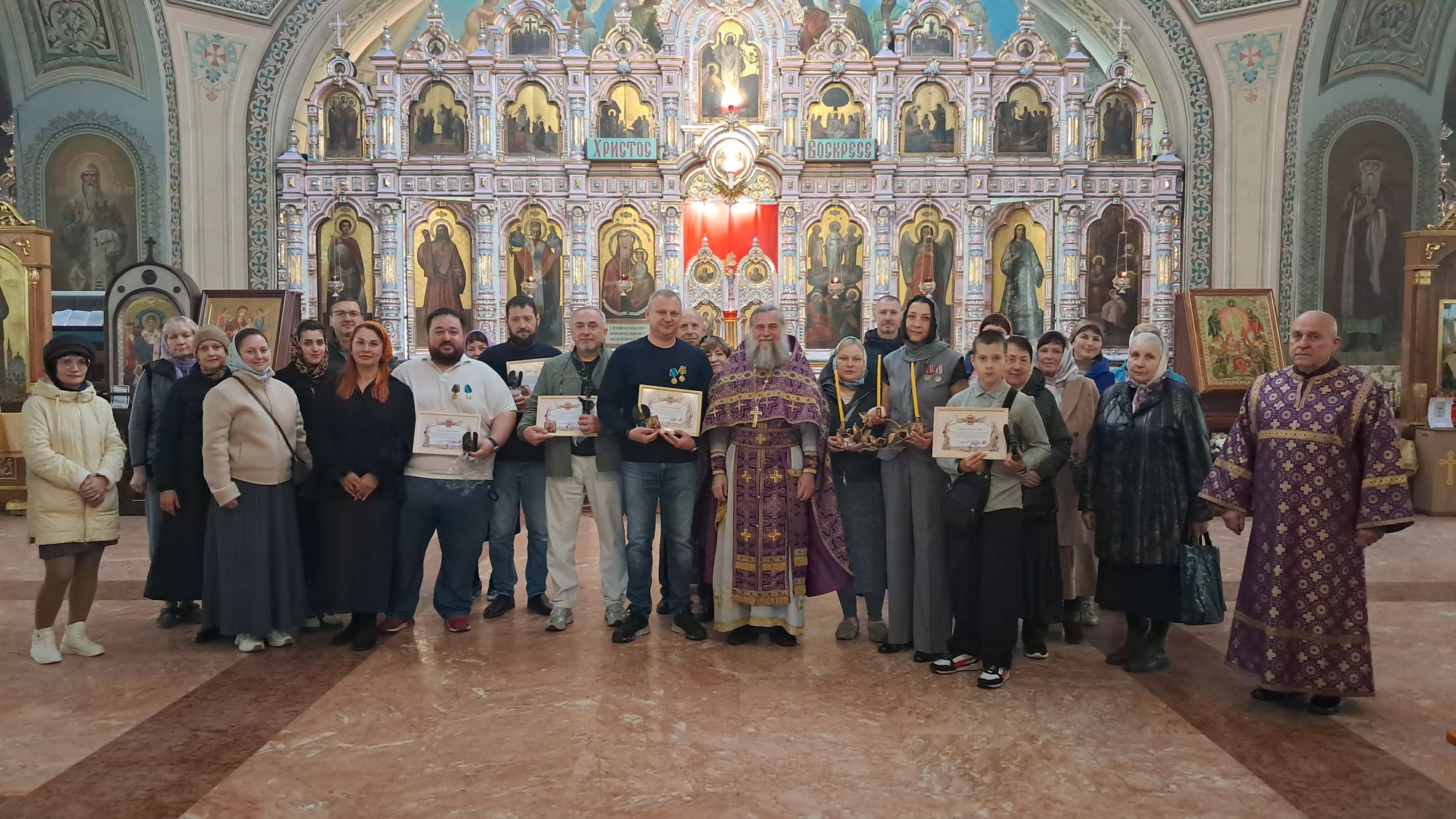 Награждение в Преображенском храме Балашихи