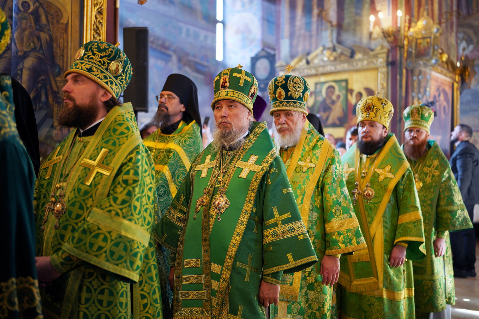 Патриаршее богослужение в Свято-Троицкой Сергиевой Лавре