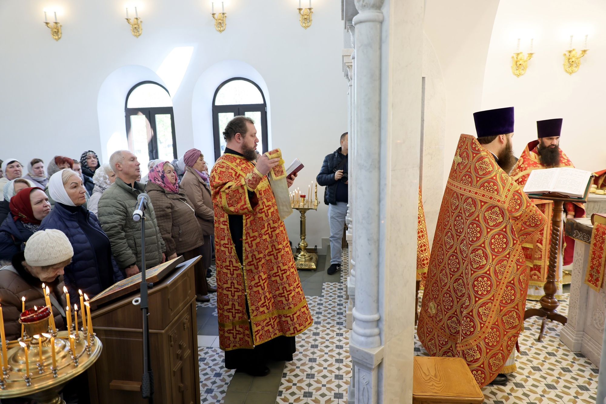 Престольный праздник в Георгиевском храме города Павловский Посад