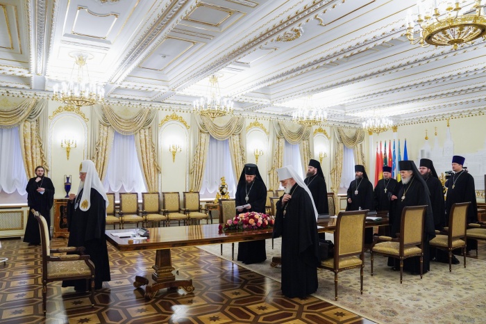 Заседание Архиерейского совета Московской митрополии 