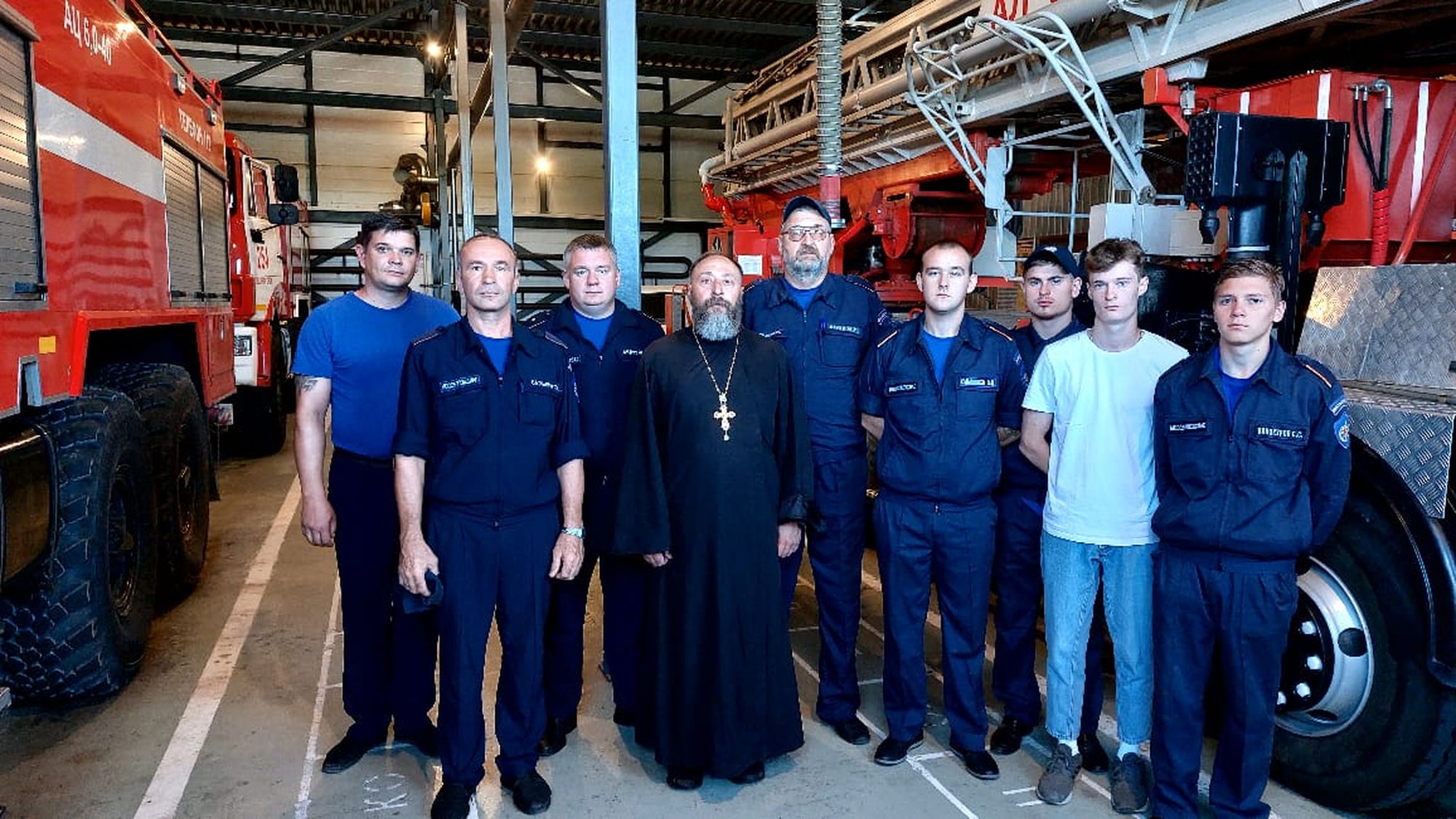 Посещение пожарно-спасательной части Электрогорска