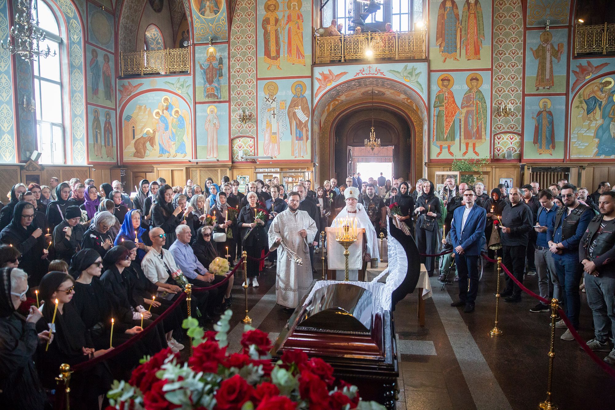 Отпевание модельера Егора Зайцева в Щёлкове