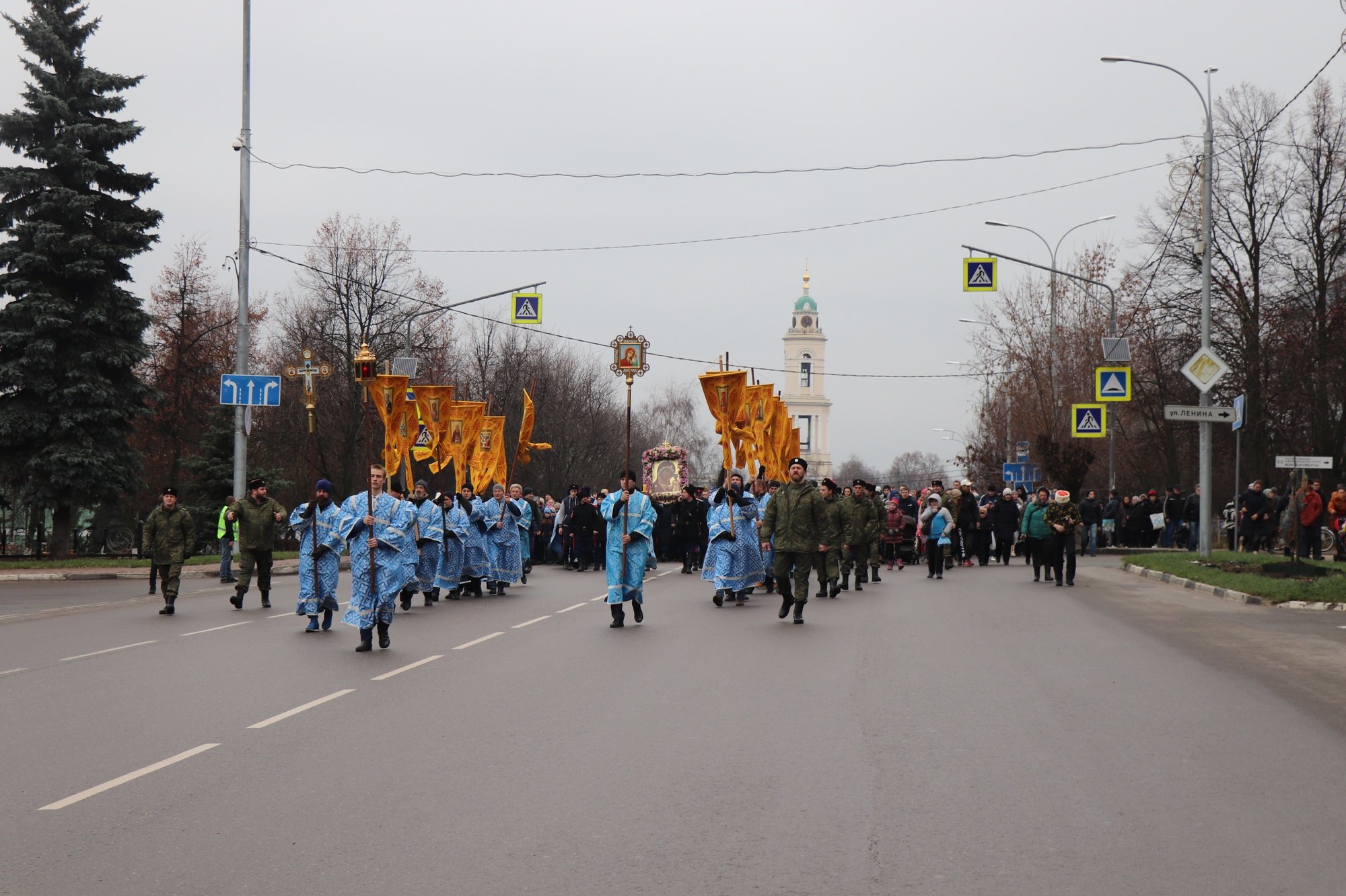 Общегородской крестный ход в Павловском Посаде