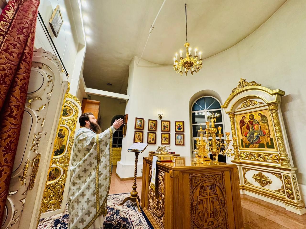 Крещение Господне в Казанском храме города Павловский Посад