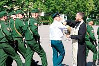 Присяга в учебном центре Железнодорожных войск г. Щелково