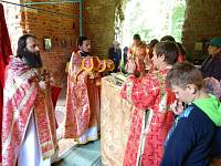 Поход к порушенному храму Шатурского благочиния