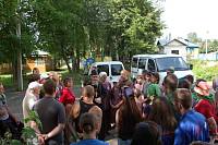 Встреча участников экспедиции «Под княжеским стягом» в поселке Фряново