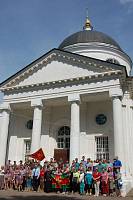 Встреча участников экспедиции «Под княжеским стягом» в поселке Фряново