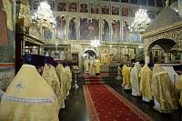 Праздничное богослужение в Успенском соборе Московского Кремля