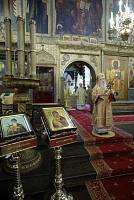 Праздничное богослужение в Успенском соборе Московского Кремля