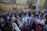 Праздничное богослужение в Успенском соборе Московского Кремля