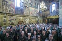 Праздничное богослужение в Успенском соборе Московского Кремля