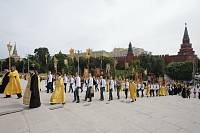 Праздничное богослужение в Успенском соборе Московского Кремля