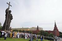 Праздничное богослужение в Успенском соборе Московского Кремля