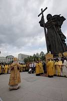 Праздничное богослужение в Успенском соборе Московского Кремля