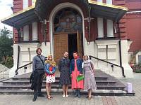 Паломники из Польши в Богородицерождественском соборе г. Орехово-Зуево