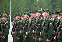 Присяга в учебном центре войск РХБЗ