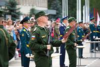 Присяга в учебном центре войск РХБЗ