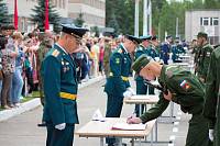 Присяга в учебном центре войск РХБЗ