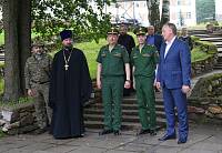 Глава Ногинского района и благочинный Богородского округа посетили лагерь «Дружина – школа юнг»