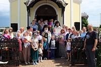 Великое освящение храма иконы Божией Матери «Боголюбская» деревни Поточино